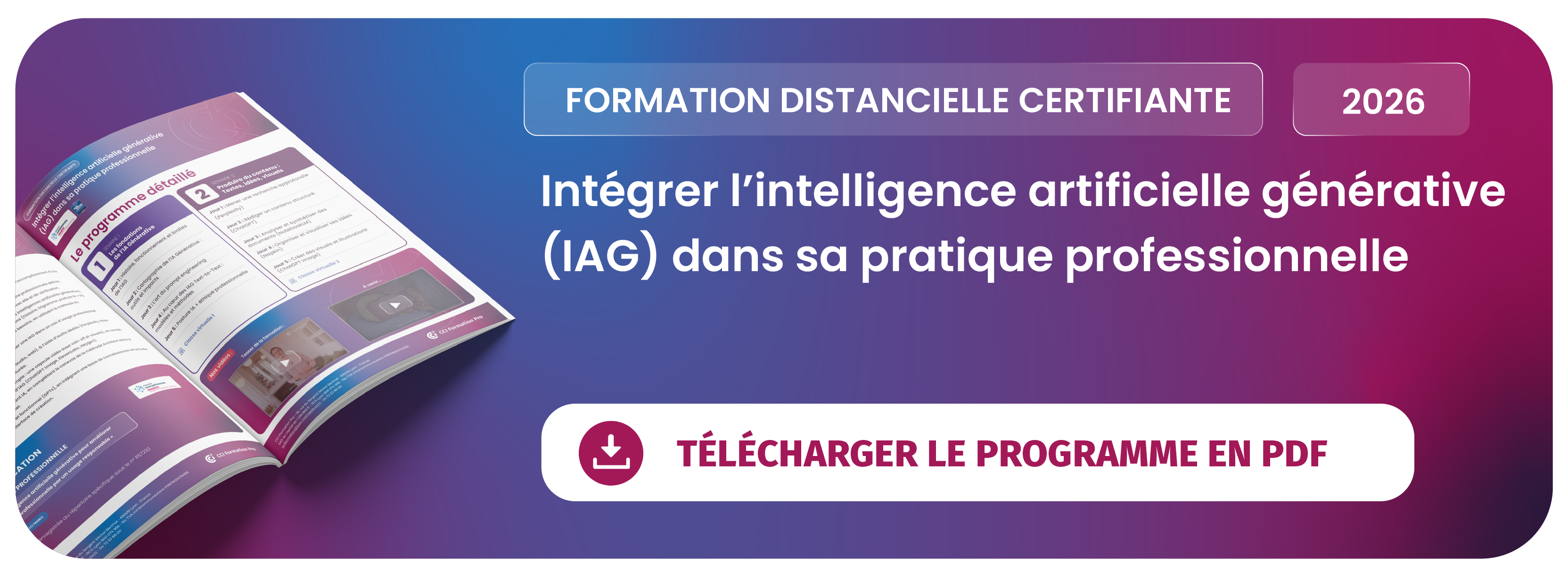 programme formation ia générative cci formation