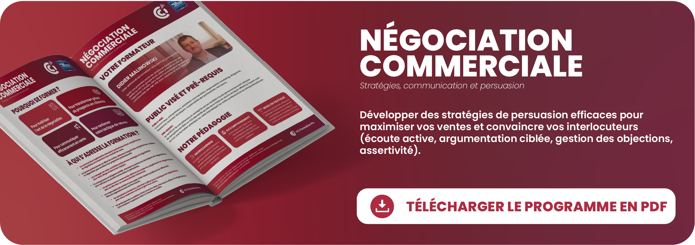 PROGRAMME NEGOCIATION COMMERCIALE