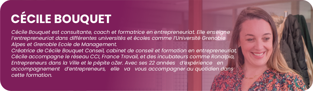 cécile bouquet formatrice entrepreneuriat