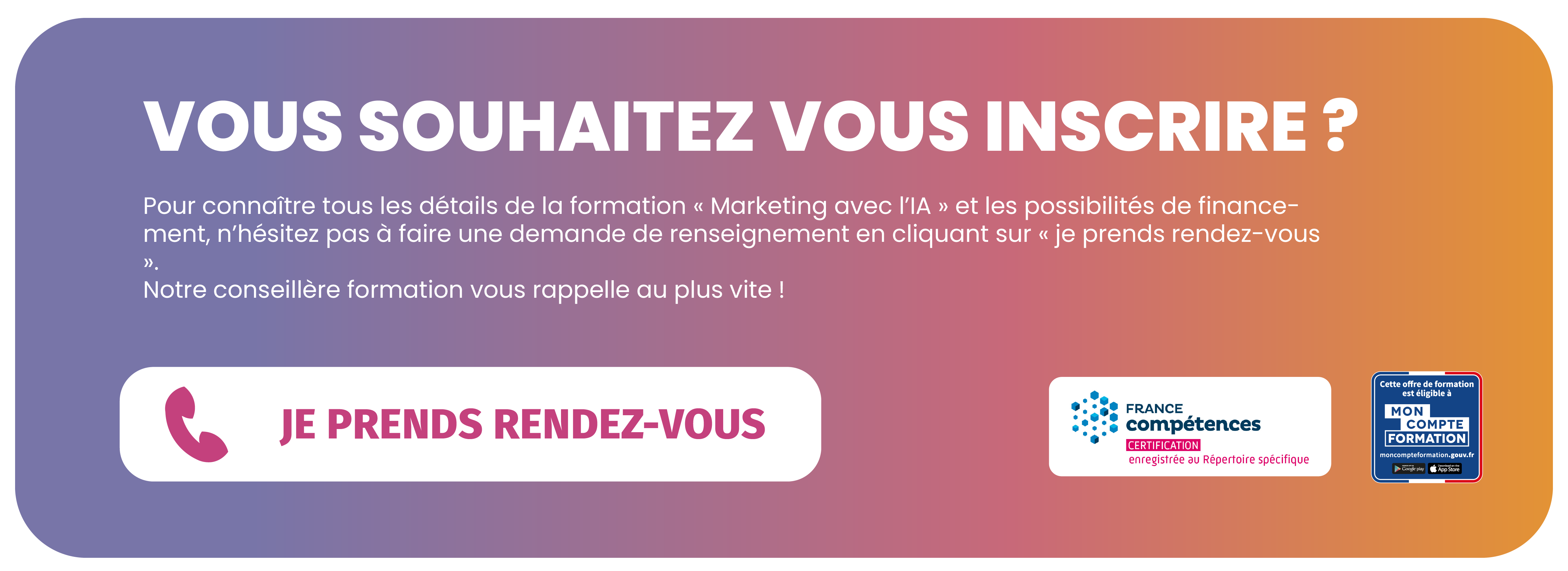 RDV marketing IA